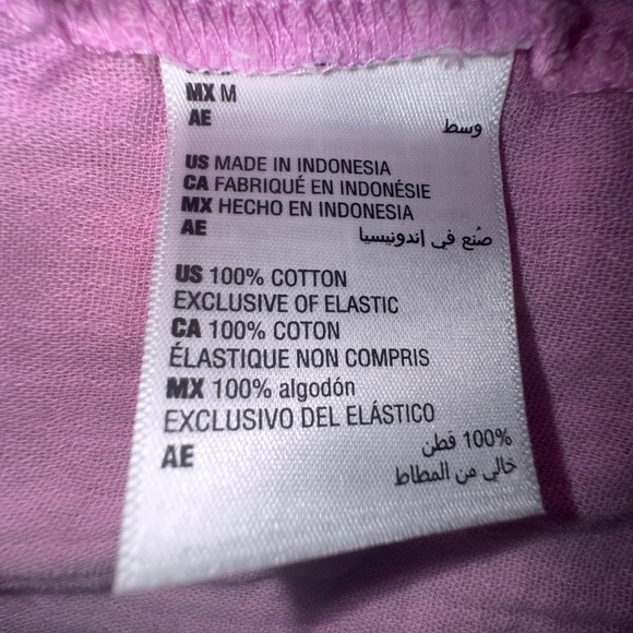 On 34th Pink Off-Shoulder 100% cotton flowy top. Size M. VGUC - Picture 4 of 8